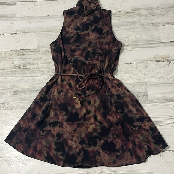 Amanda Uprichard Tie Dye High Neck Dress Size XS - Picture 1 of 9